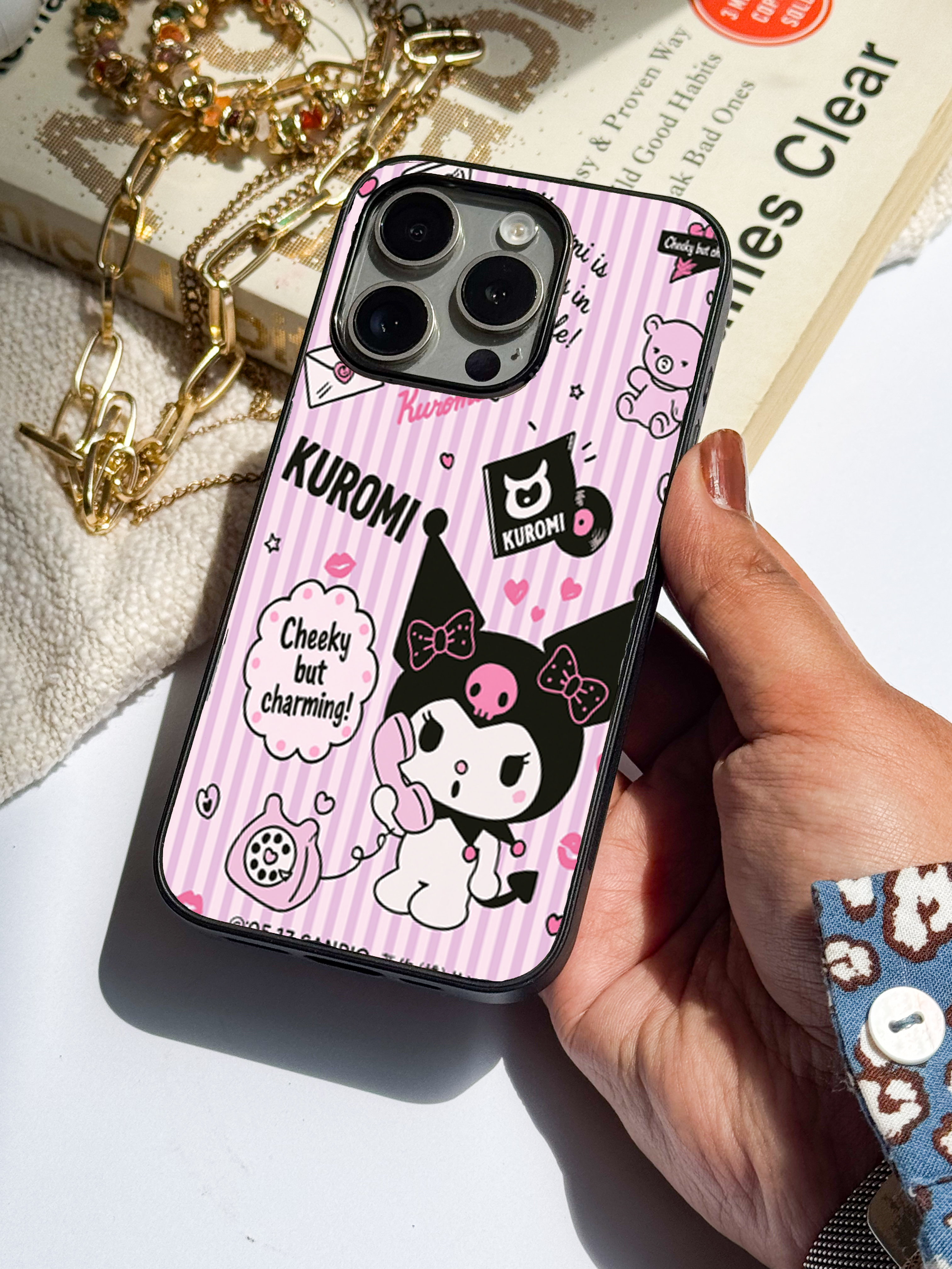 Cute & Quirky Cheeky Kuromi Vibes iPhone Covers (11–16) Series