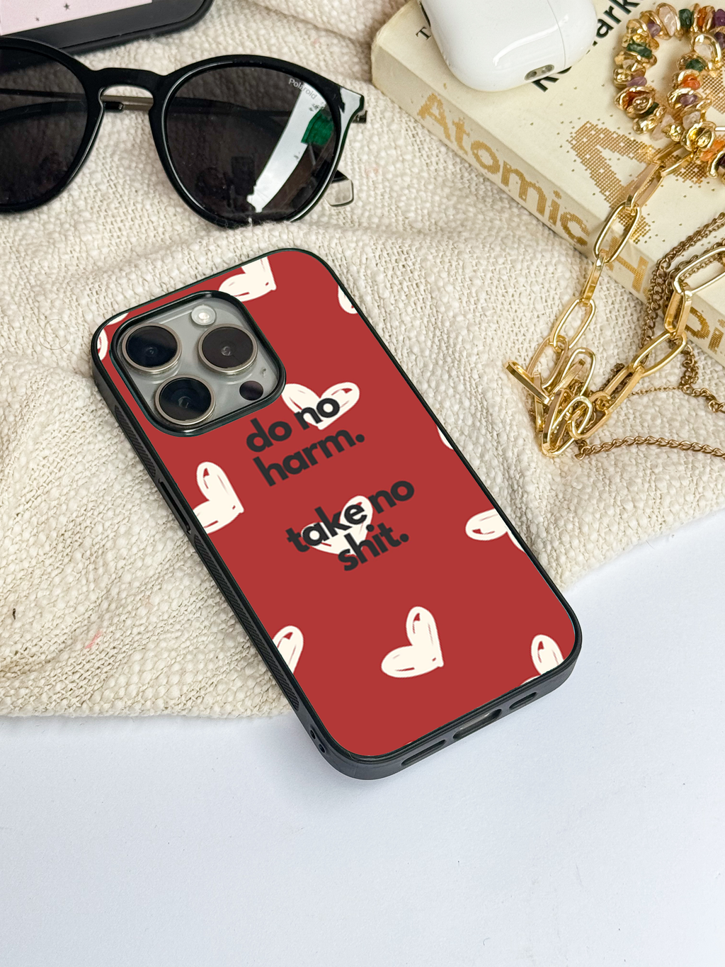 Bold Heart iPhone Covers (11–16) Series | Cute Design