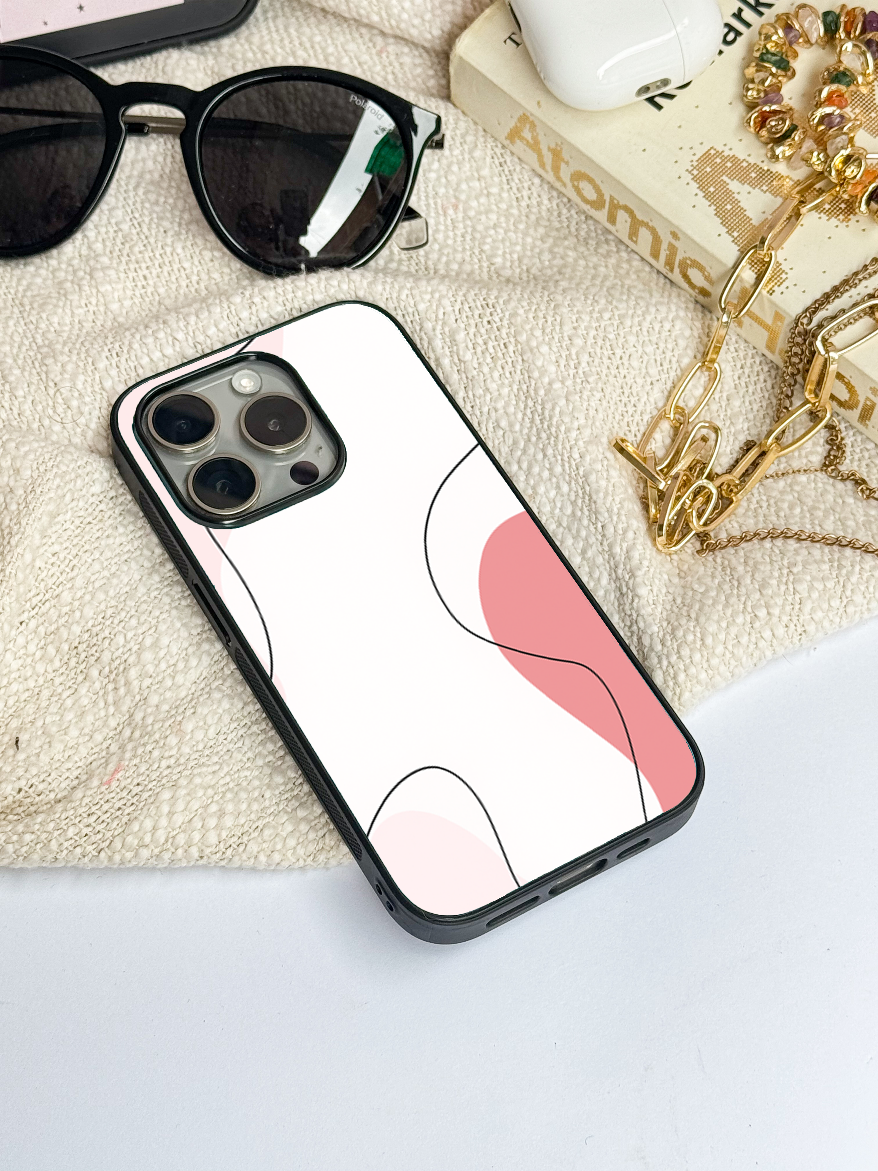 Cute & Quirky Rosé Waves iPhone Covers (11–16) Series