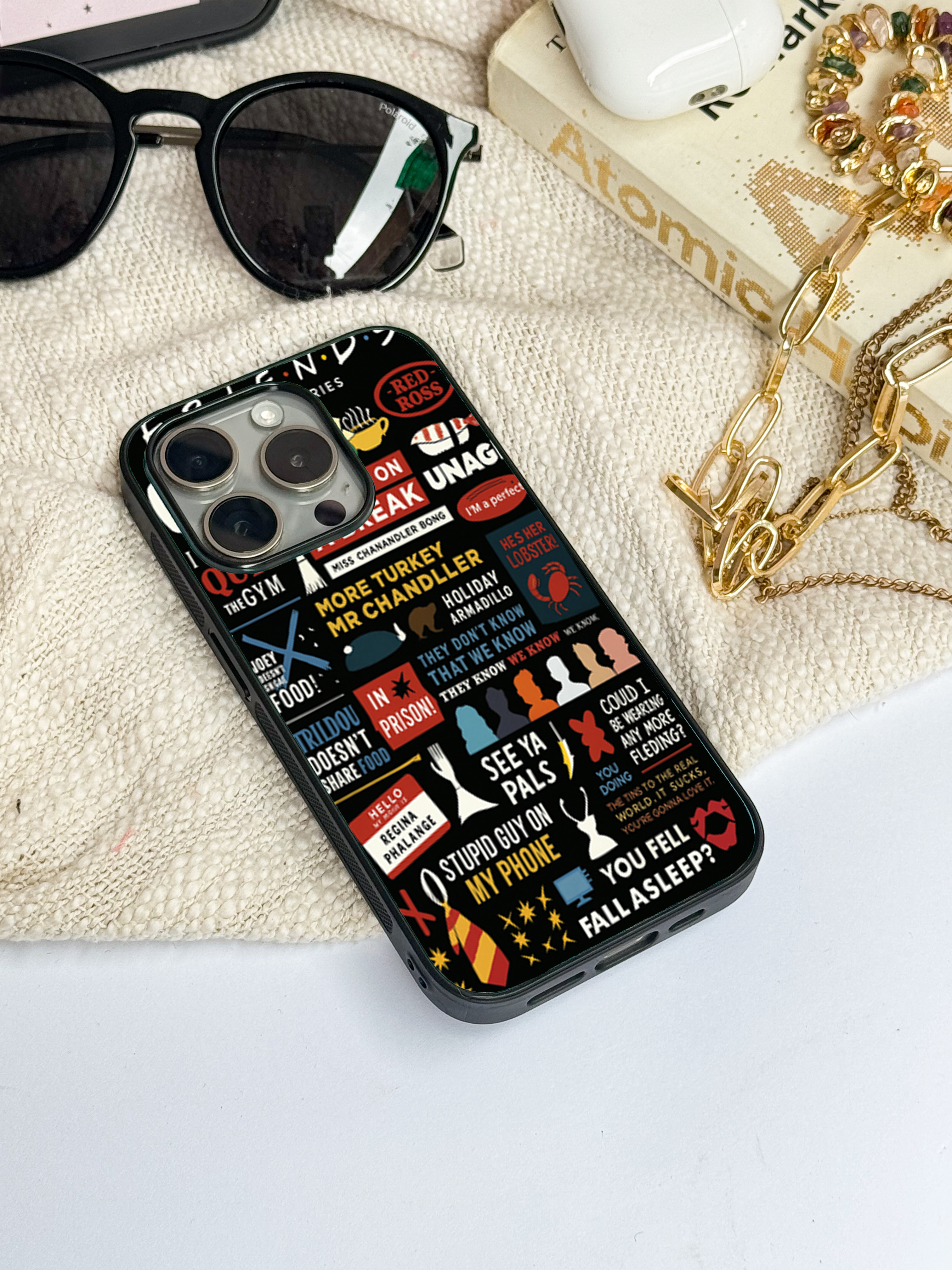 Cute & Quirky F.R.I.E.N.D iPhone Covers (11–16) Series