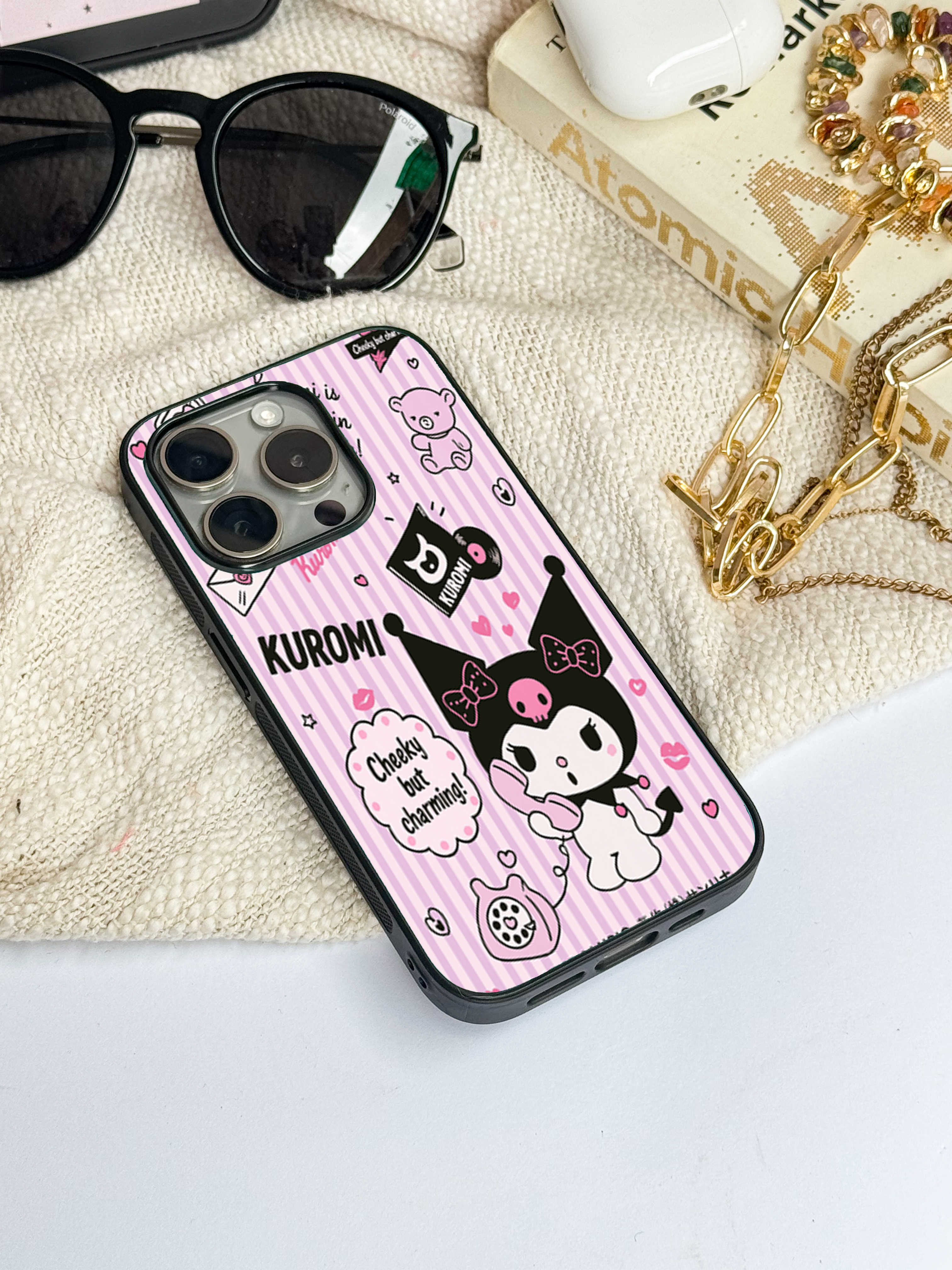 Cute & Quirky Cheeky Kuromi Vibes iPhone Covers (11–16) Series