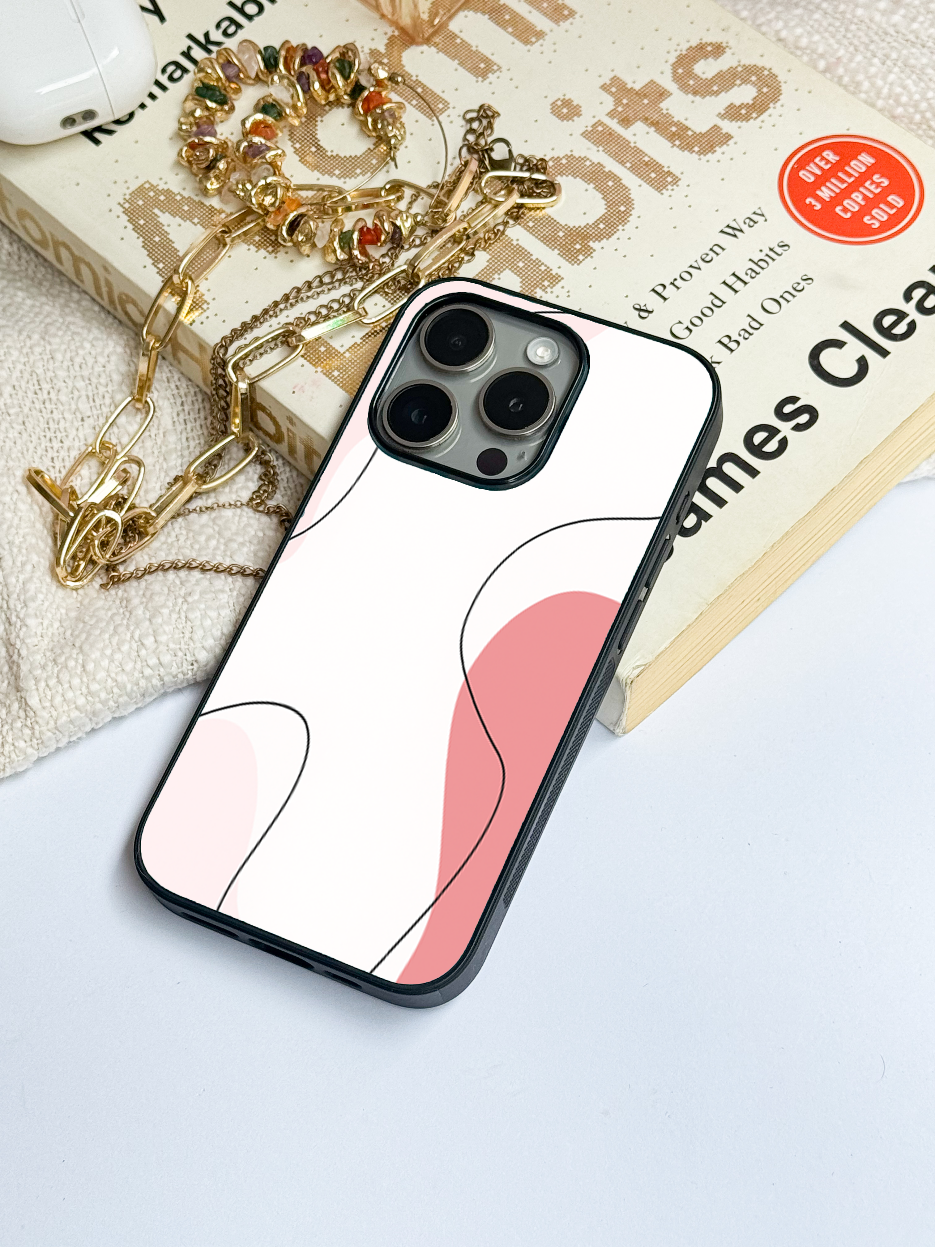 Cute & Quirky Rosé Waves iPhone Covers (11–16) Series