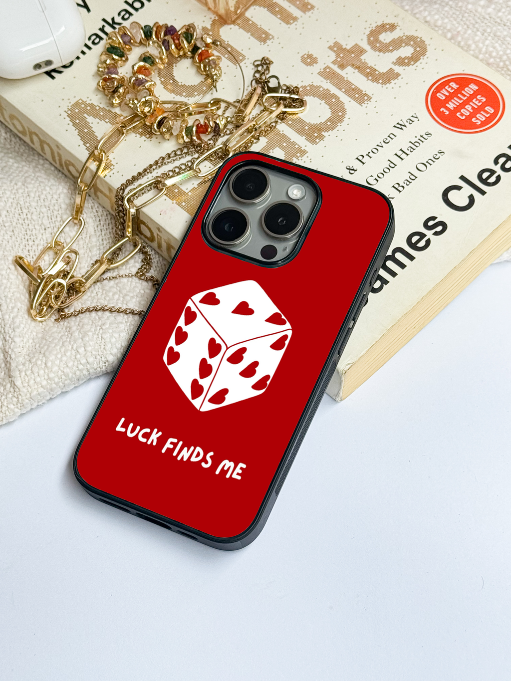 Hearts & Dice iPhone Covers (11–16) Series |Cute Design
