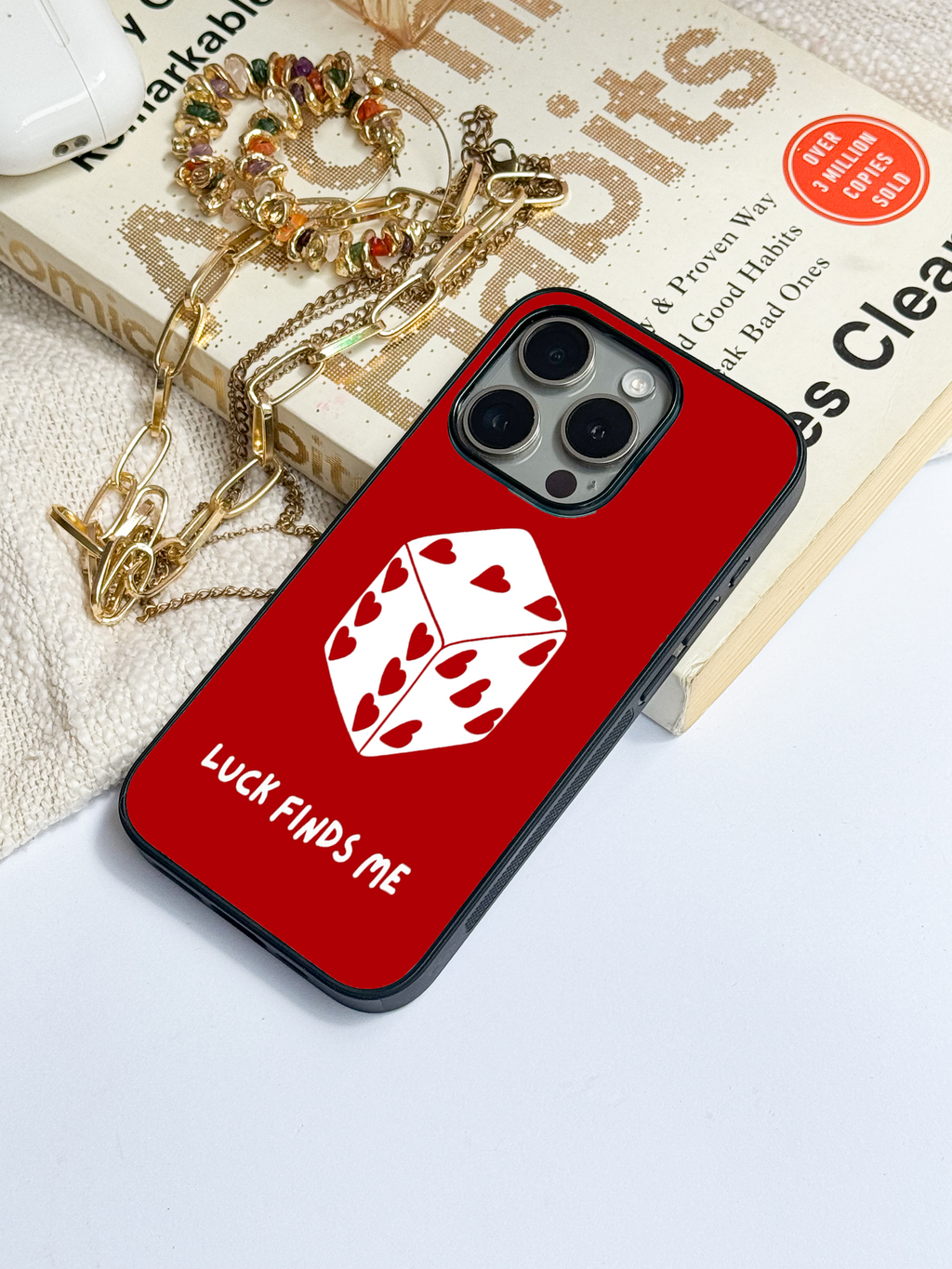 Hearts & Dice iPhone Covers (11–16) Series |Cute Design