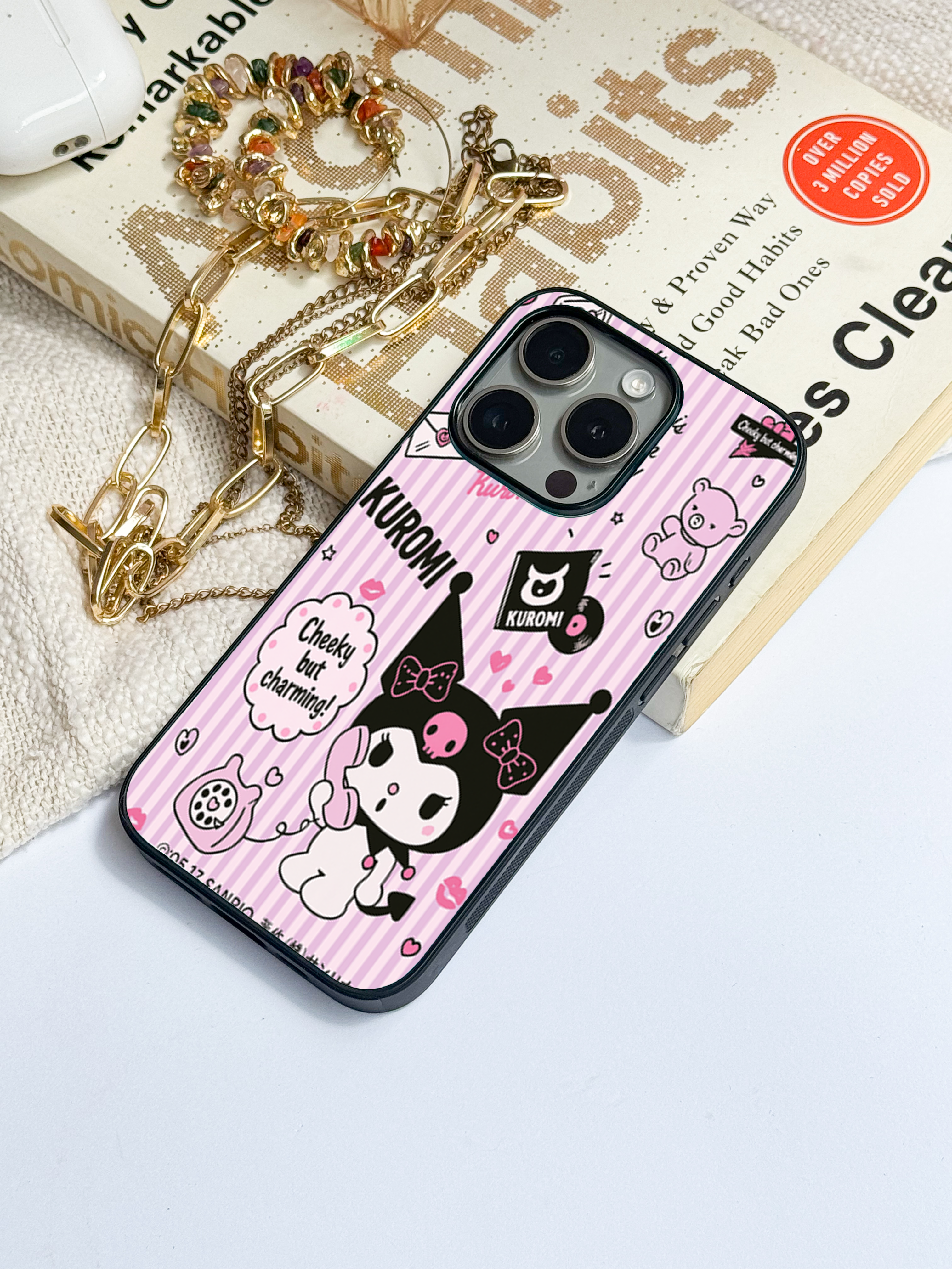 Cute & Quirky Cheeky Kuromi Vibes iPhone Covers (11–16) Series