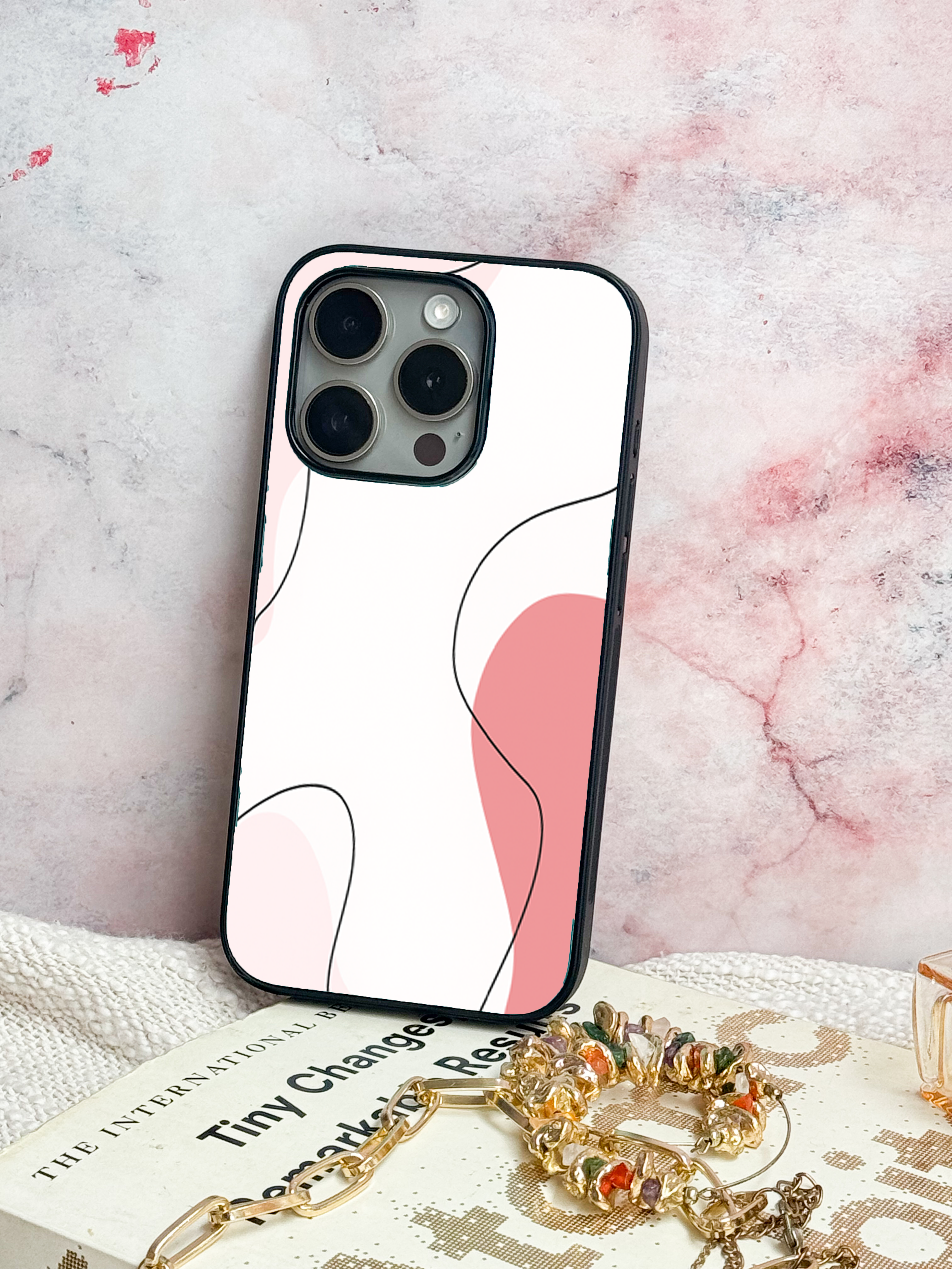 Cute & Quirky Rosé Waves iPhone Covers (11–16) Series