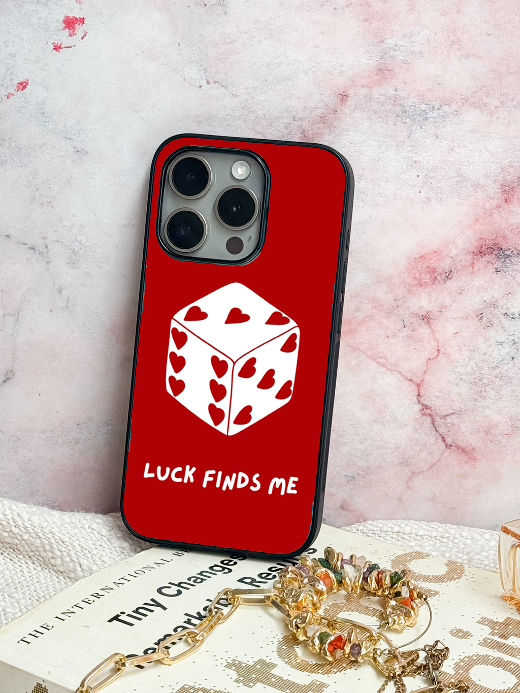 Hearts & Dice iPhone Covers (11–16) Series |Cute Design