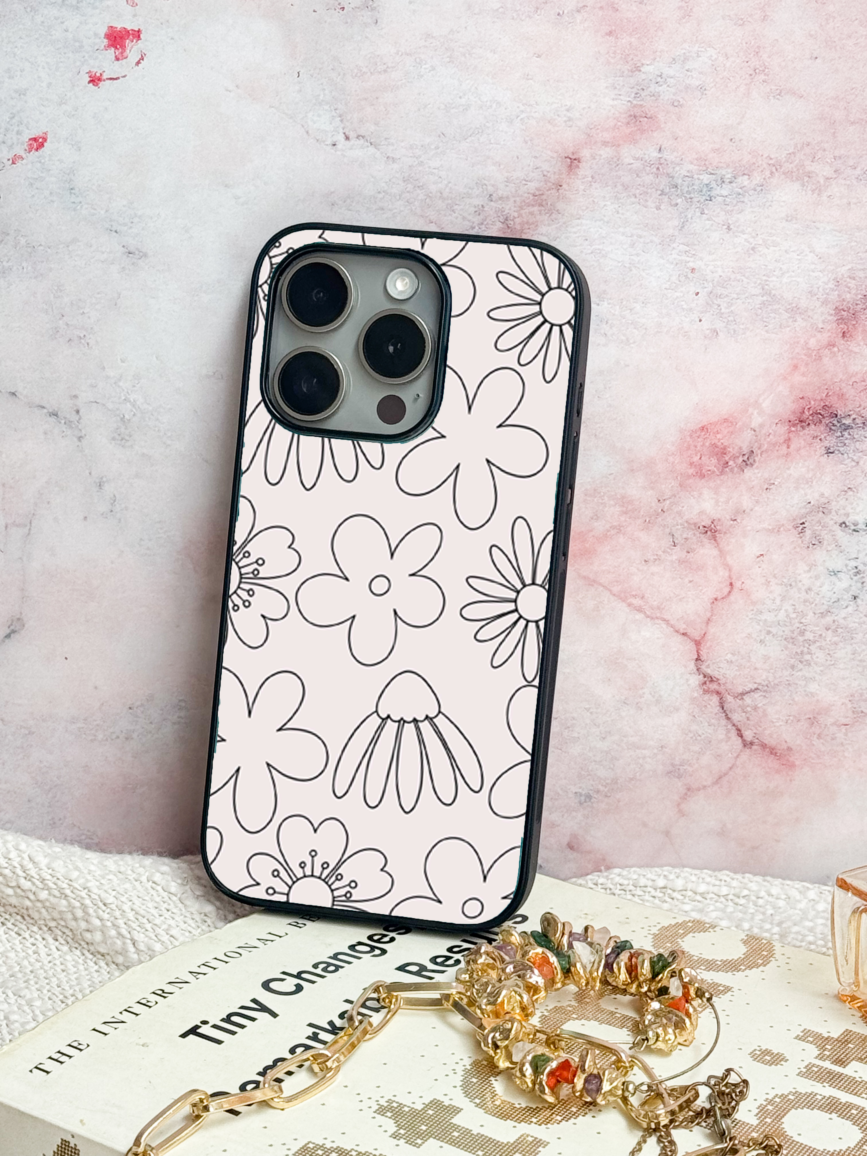 Cute & Quirky Outline Garden iPhone Covers (11–16) Series