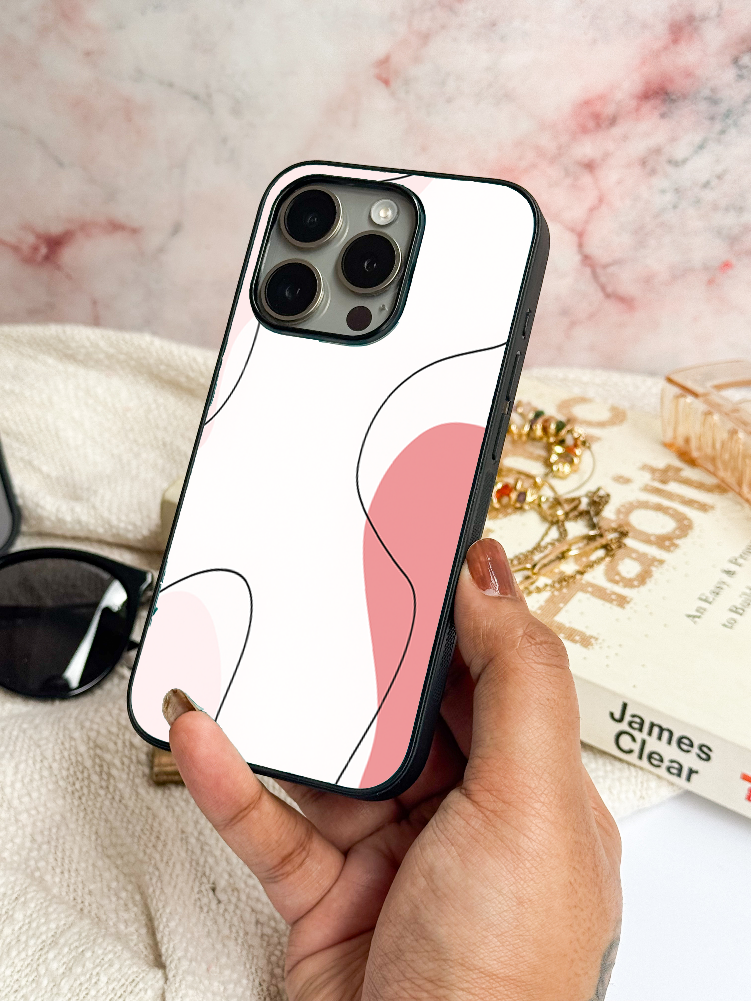 Cute & Quirky Rosé Waves iPhone Covers (11–16) Series