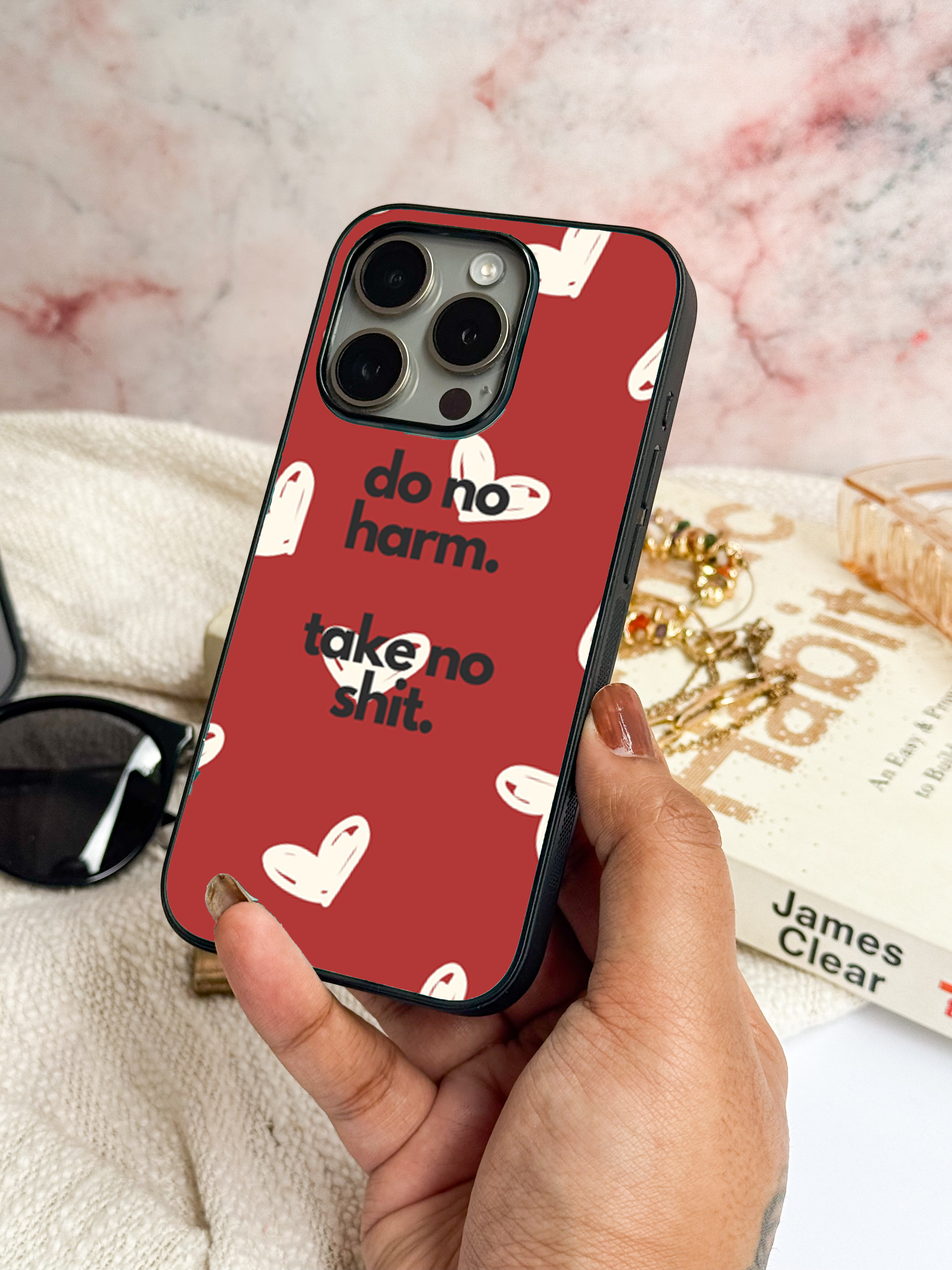 Cute & Quirky Bold Heart iPhone Covers (11–16) Series