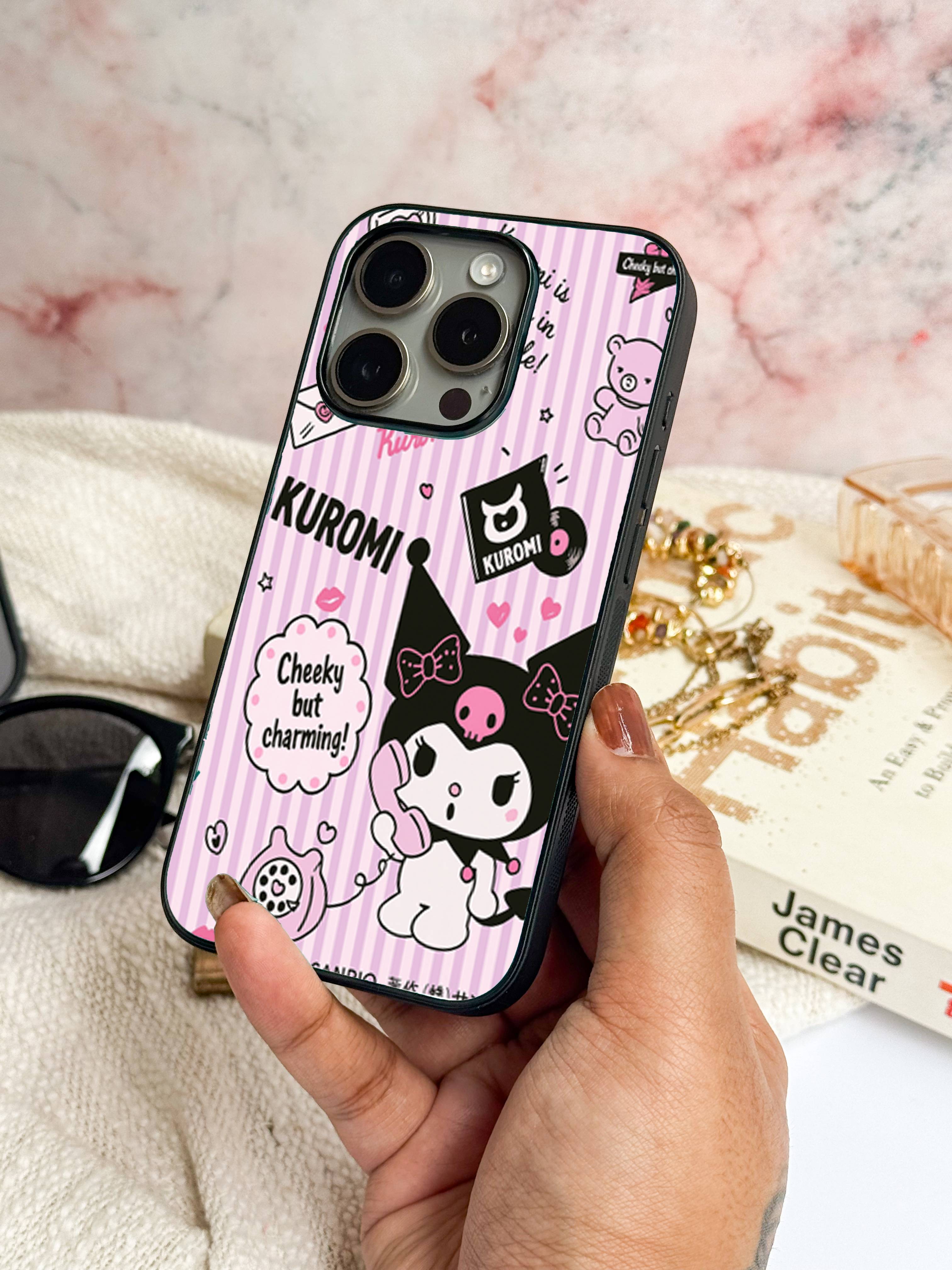 Cute & Quirky Cheeky Kuromi Vibes iPhone Covers (11–16) Series