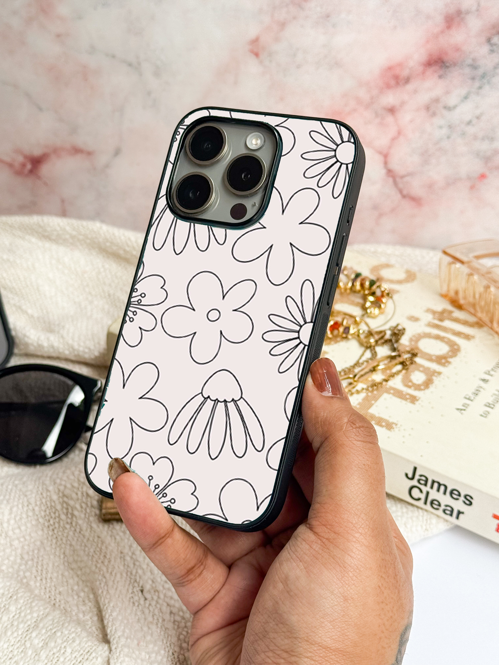 Outline Garden iPhone Covers (11–16) Series | Aesthetic Design