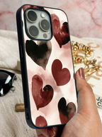 Crimson Love Printed Glass Back iPhone Covers (11–16) Series | Aesthetic Designs