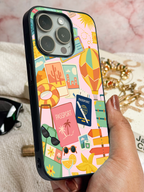Vacay Vibes Printed Glass Back iPhone Covers (11–16) Series | Aesthetic Designs