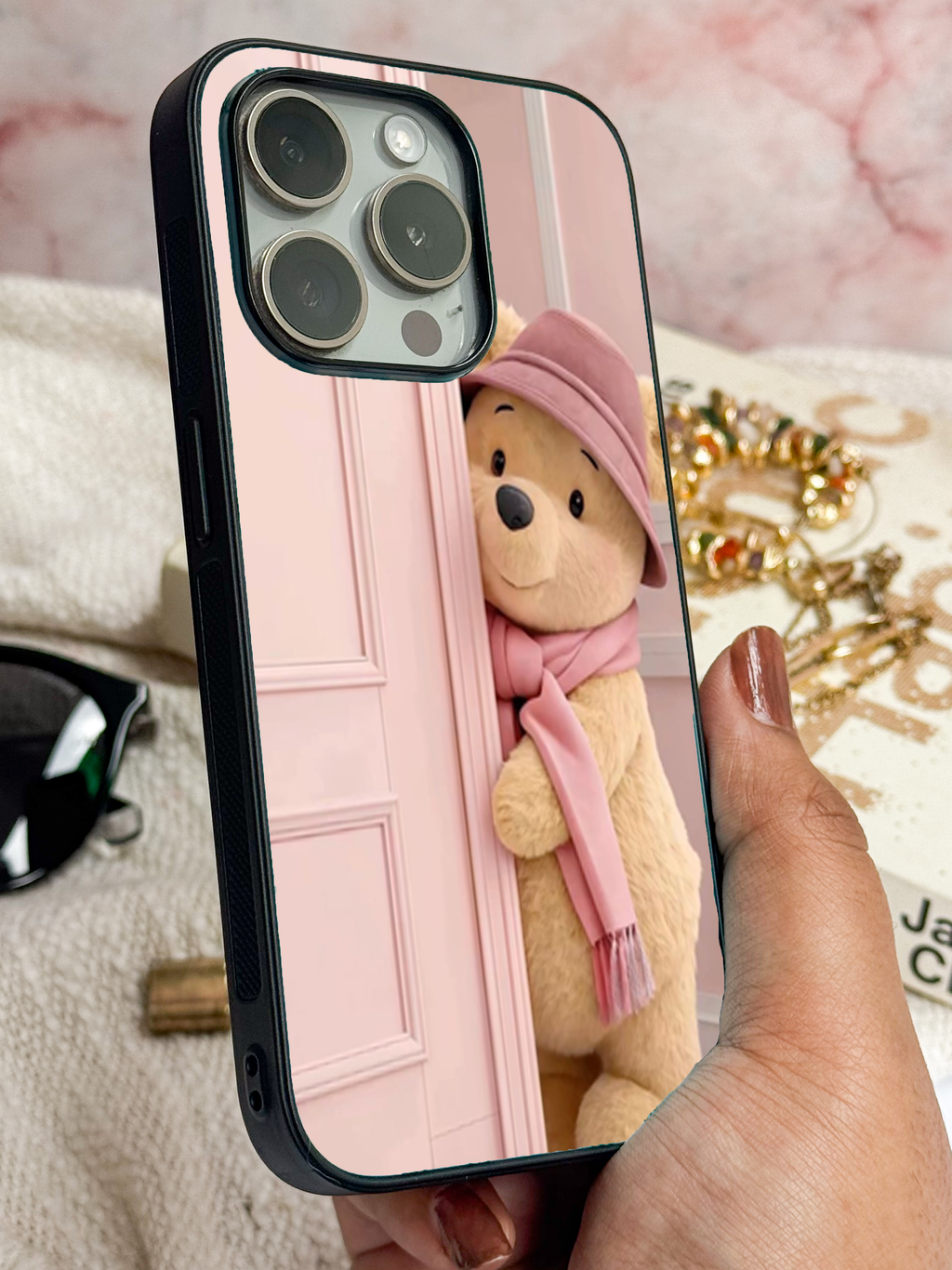 Cozy Teddy iPhone Covers (11–16) Series | Cute Design