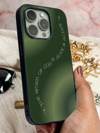 Word Alive Printed Glass Back iPhone Covers (11–16) Series | Aesthetic Designs