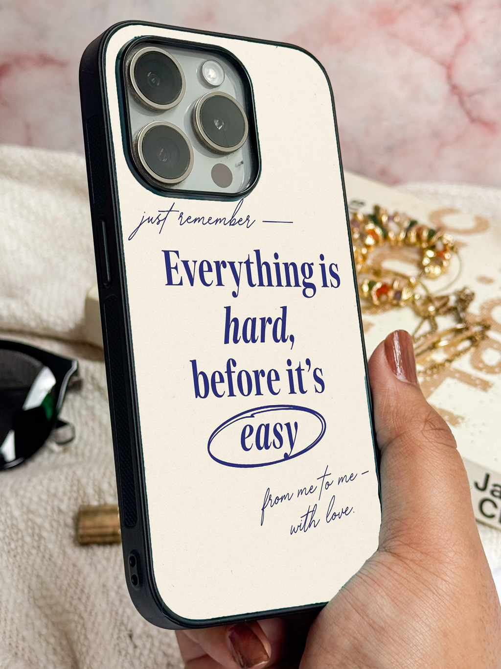 Soft Reminder iPhone Covers (11–16) Series | Aesthetic Design