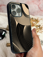 Heart Sprinkle Printed Glass Back iPhone Covers (11–16) Series | Aesthetic Designs