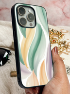 Ocean Mist Printed Glass Back iPhone Covers (11–16) Series | Aesthetic Design