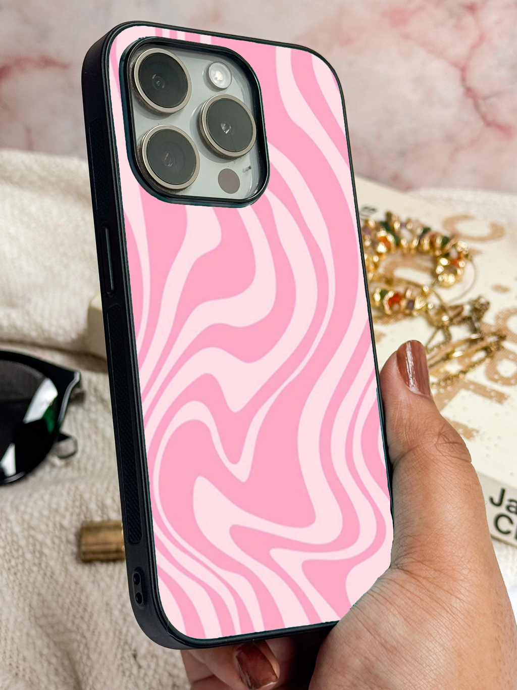 Barbie Swirl iPhone Covers (11–16) Series | Aesthetic Design