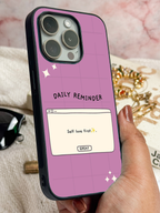 Daily Reminder iPhone Covers (11–16) Series | Cute Design