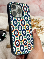 Daisy Retro Pop Printed Glass Back iPhone Covers (11–16) Series | Aesthetic Designs