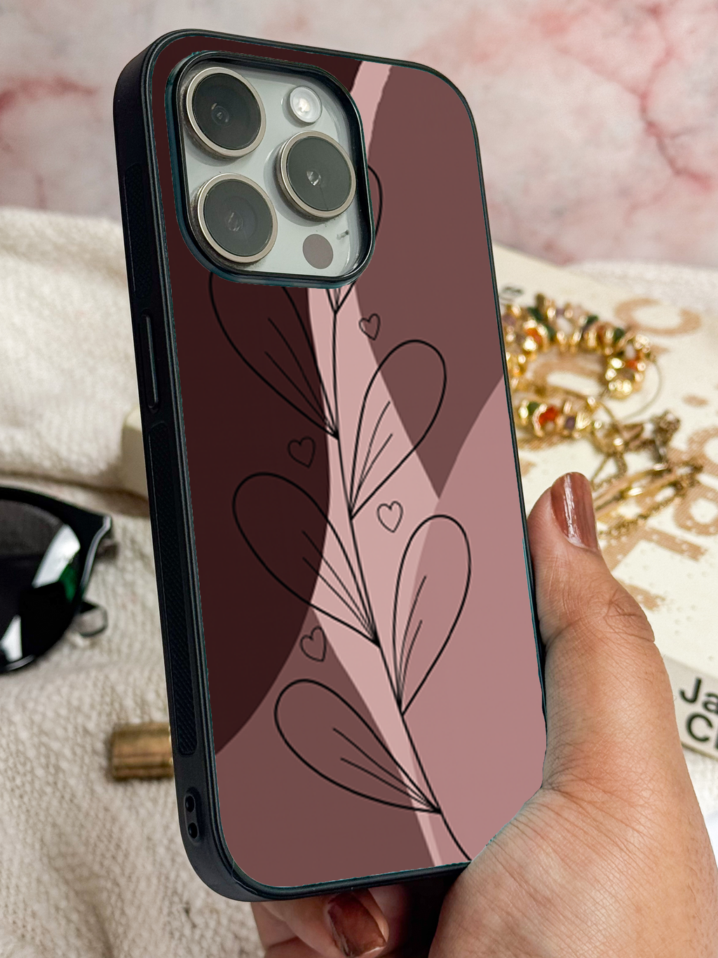 Blushing Petals iPhone Covers (11–16) Series |  Aesthetic Design