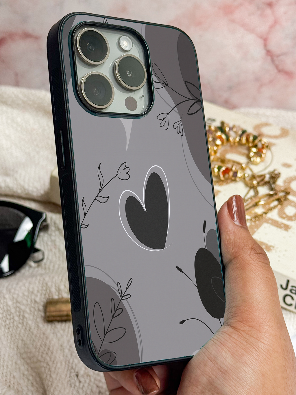 Muted Hearts iPhone Covers (11–16) Series | Aesthetic Design