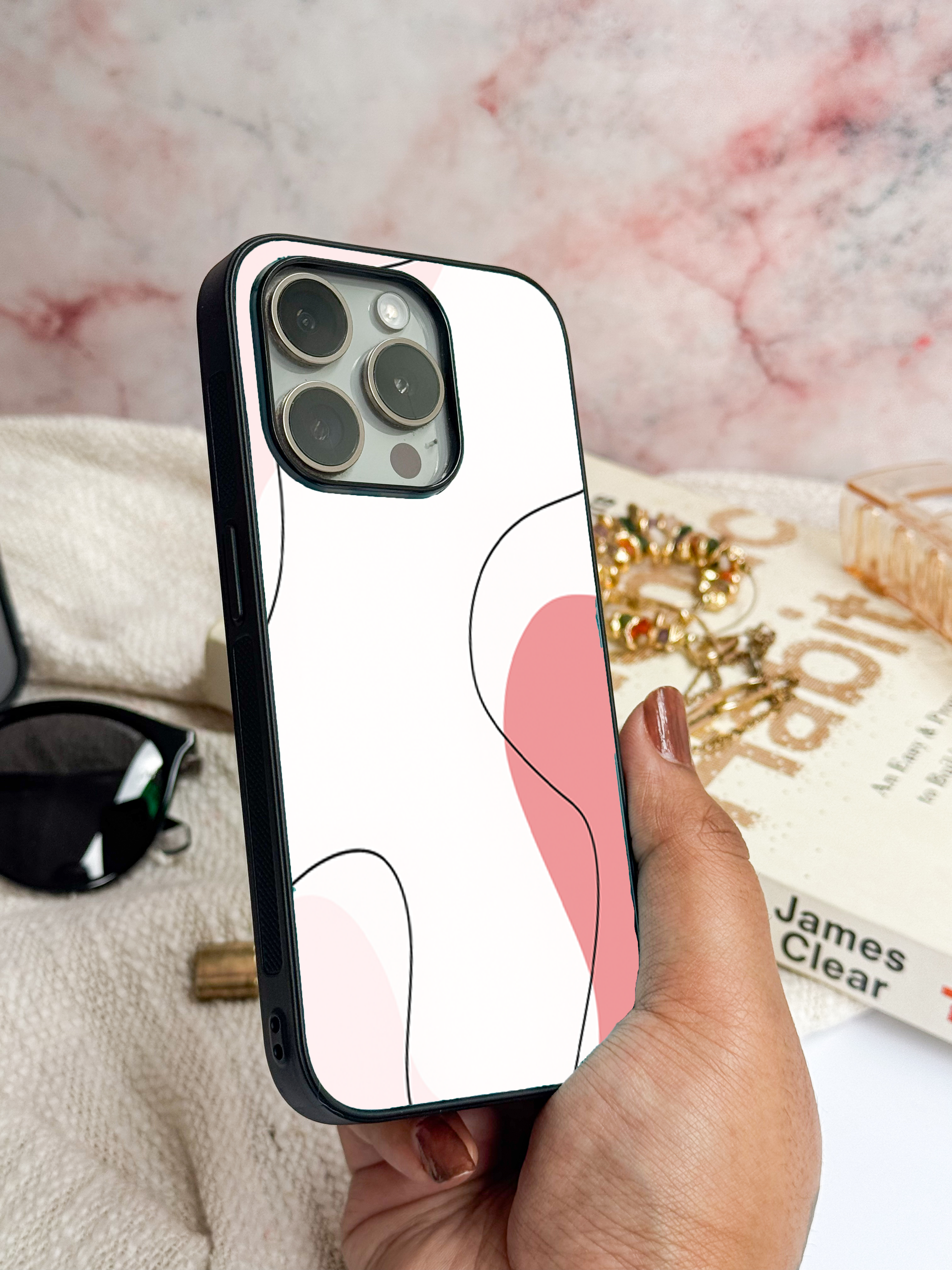 Cute & Quirky Rosé Waves iPhone Covers (11–16) Series