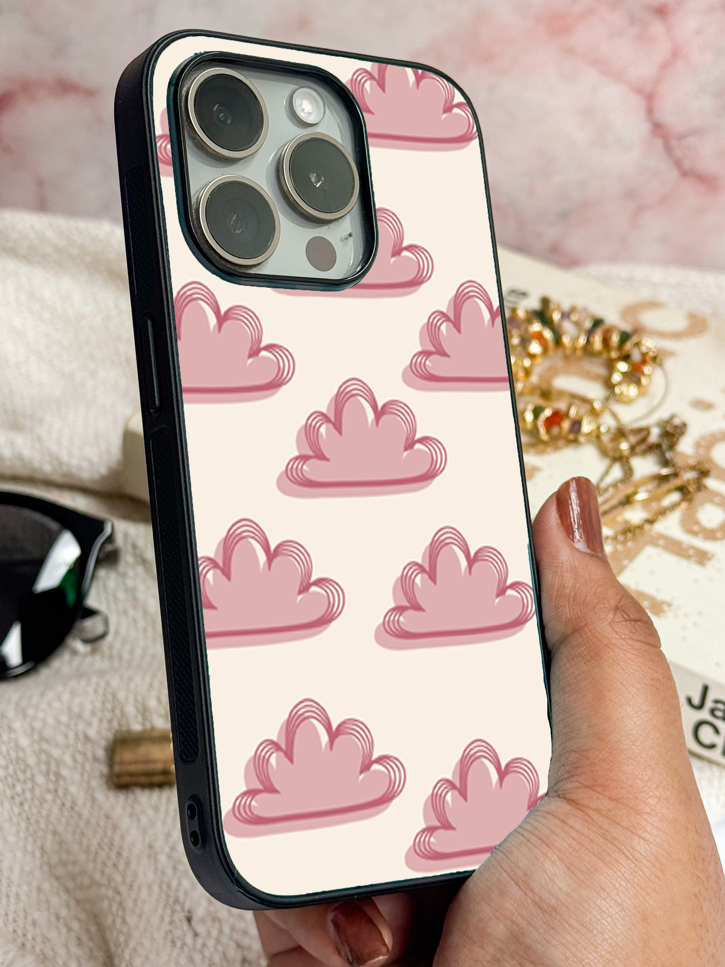 Pink Skies iPhone Covers (11–16) Series | Cute Design