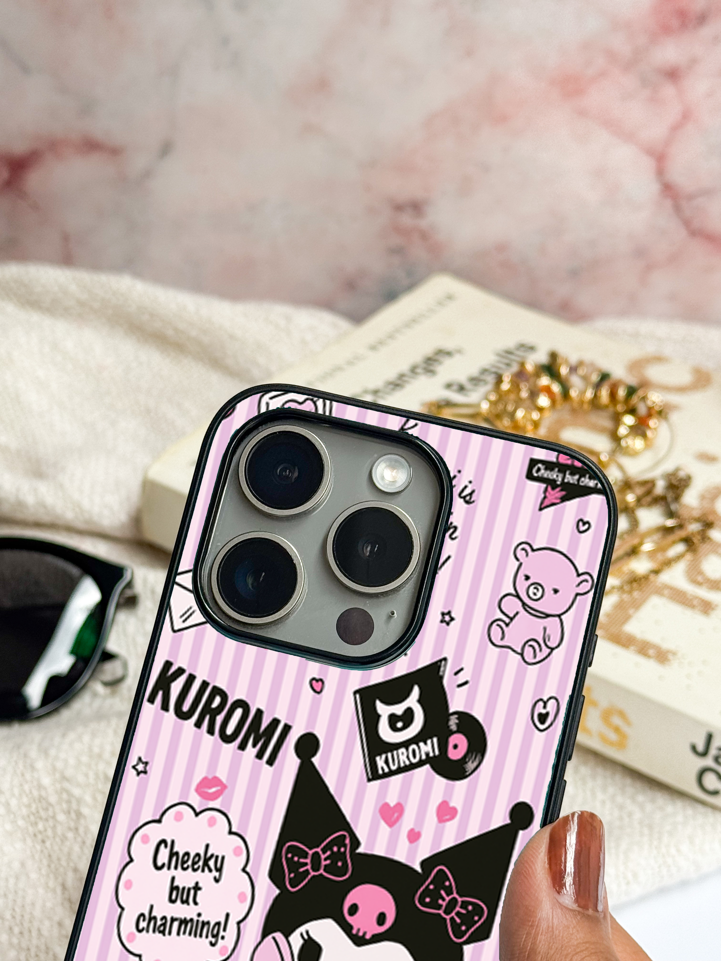 Cute & Quirky Cheeky Kuromi Vibes iPhone Covers (11–16) Series