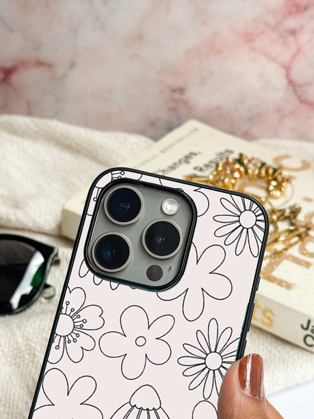 Outline Garden iPhone Covers (11–16) Series | Aesthetic Design