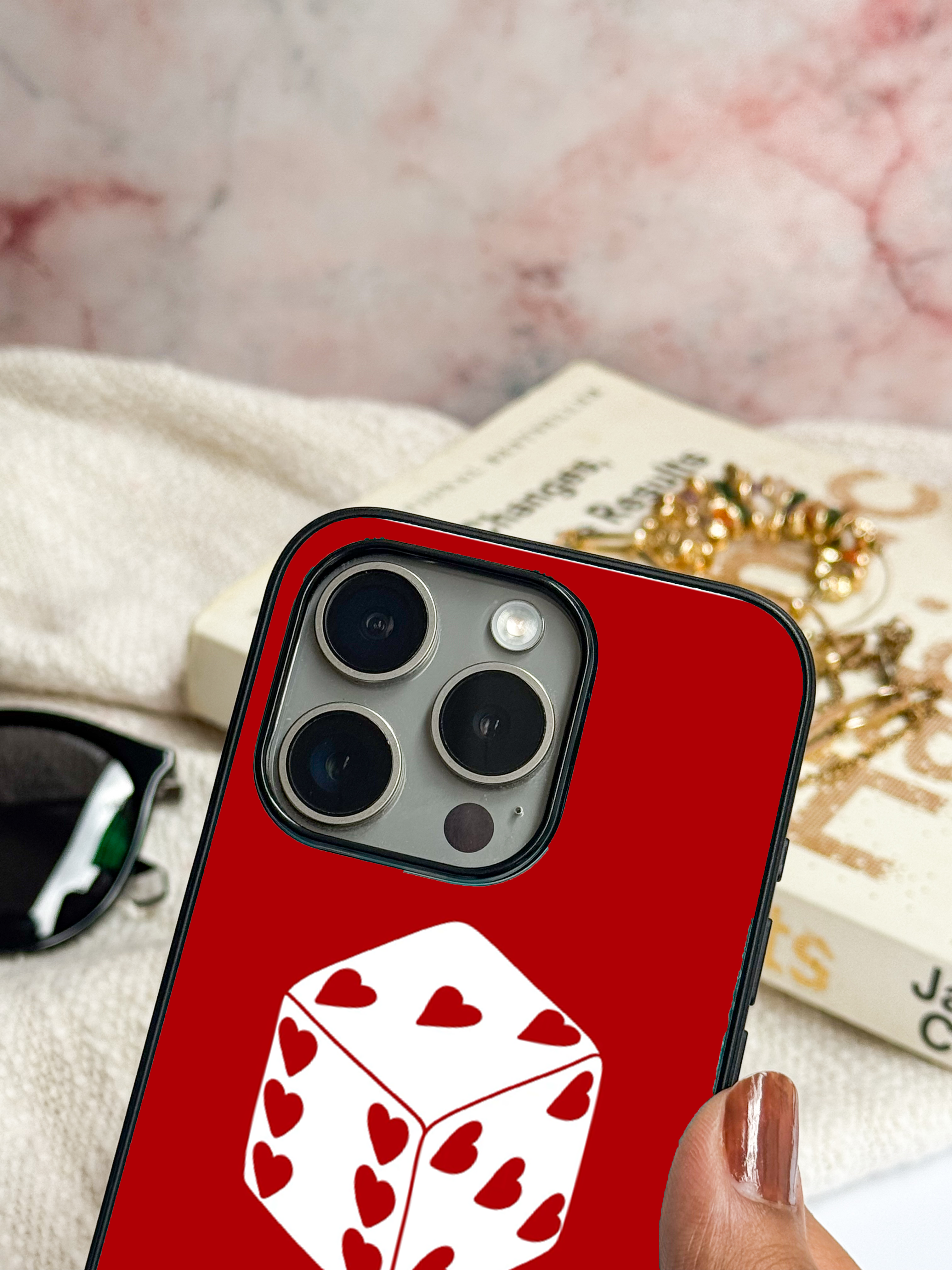 Cute & Quirky Hearts & Dice iPhone Covers (11–16) Series