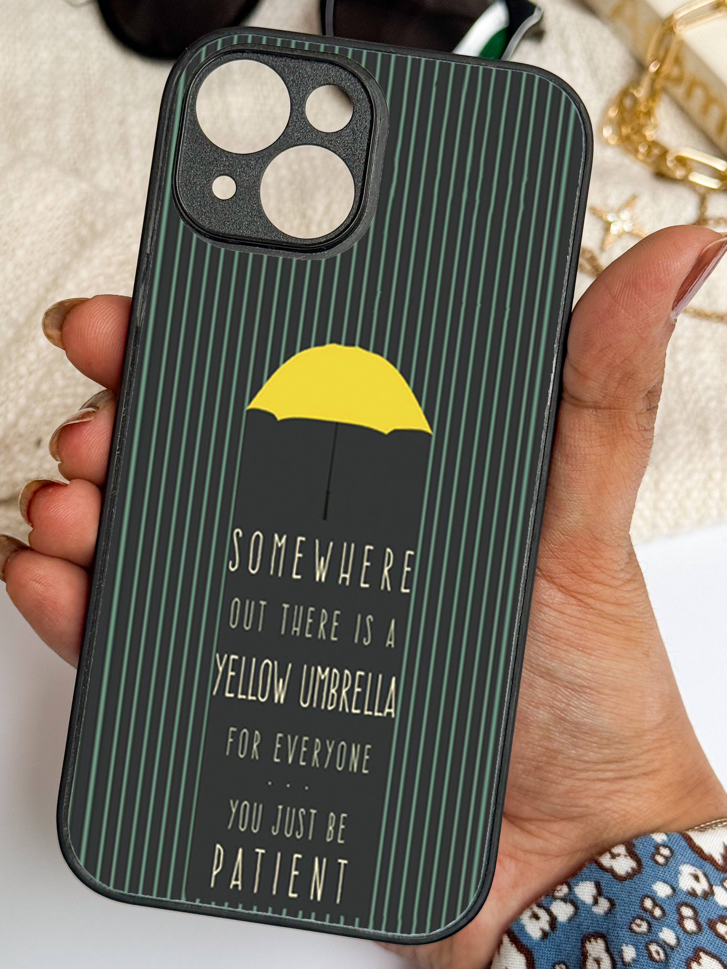 Umbrella of Hope iPhone Covers (11–16) Series | Aesthetic Design