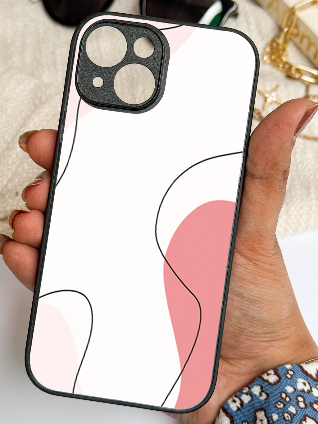 Rosé Waves iPhone Covers (11–16) Series | Aesthetic Design