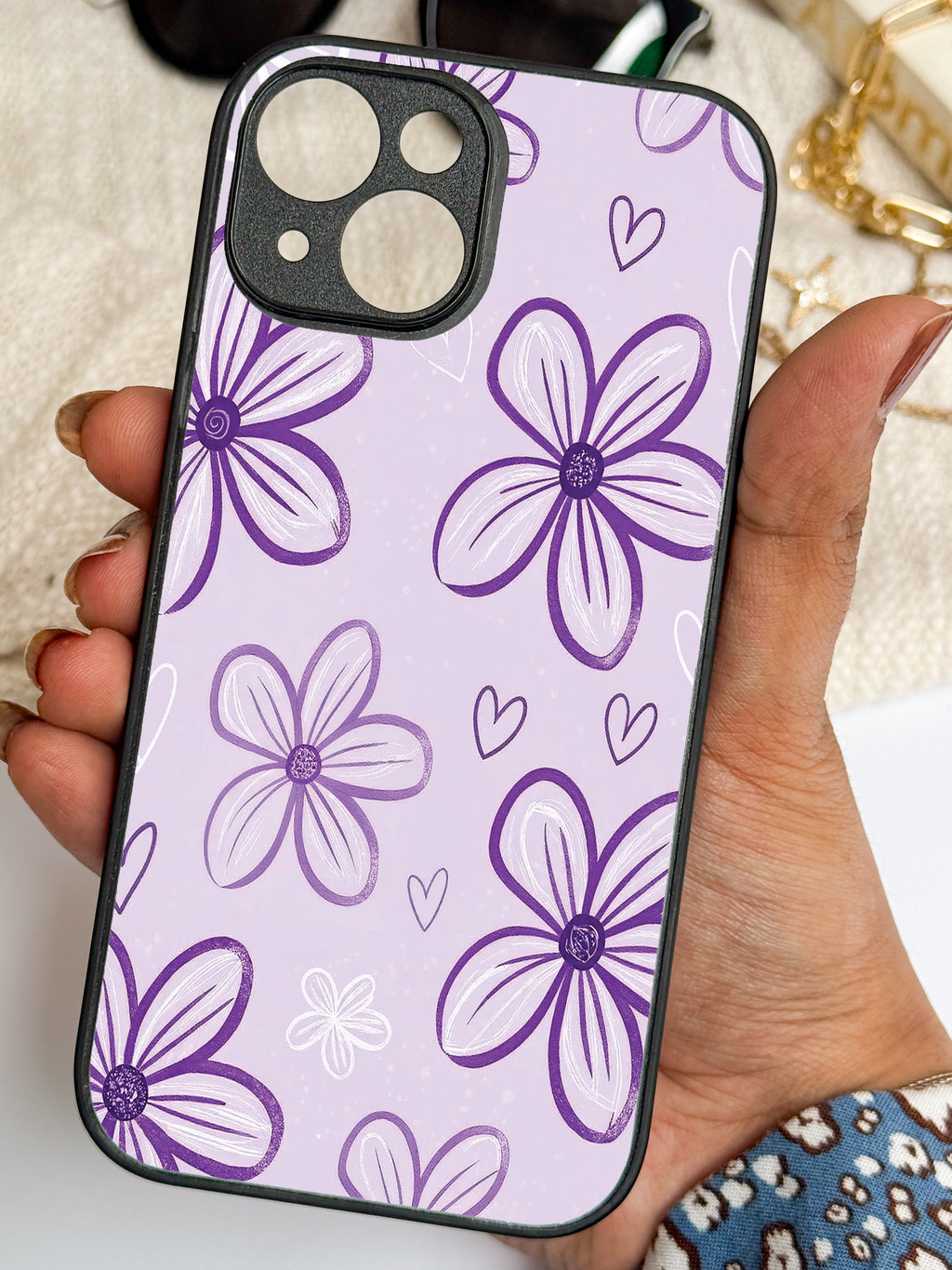 Lilac Bloom iPhone Covers (11–16) Series | Cute Design