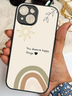 Happy Things iPhone Covers (11–16) Series | Cute Design