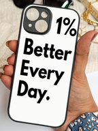 Better Every Day iPhone Covers (11–16) Series | Aesthetic Design
