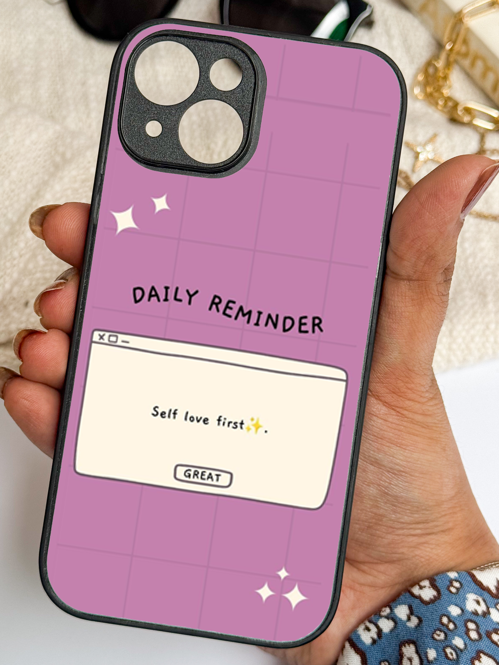 Daily Reminder iPhone Covers (11–16) Series | Cute Design