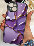 Amethyst Glaze iPhone Covers (11–16) Series | Aesthetic Design