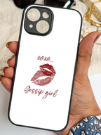 The Gossip Kiss  iPhone Covers (11–16) Series | Cute Design