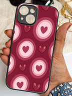 Cupid’s Target Printed Glass Back iPhone Covers (11–16) Series | Aesthetic Design