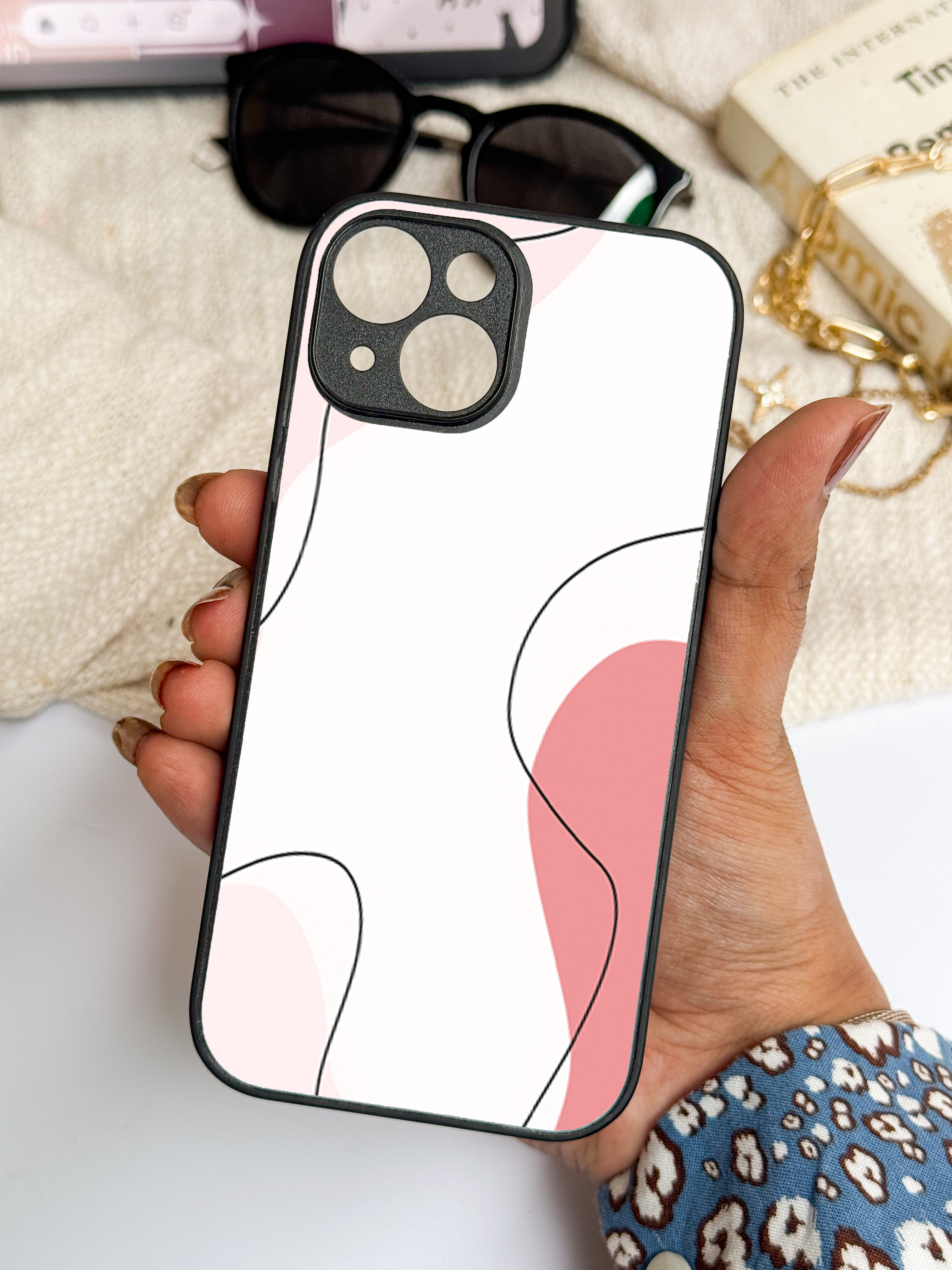 Cute & Quirky Rosé Waves iPhone Covers (11–16) Series