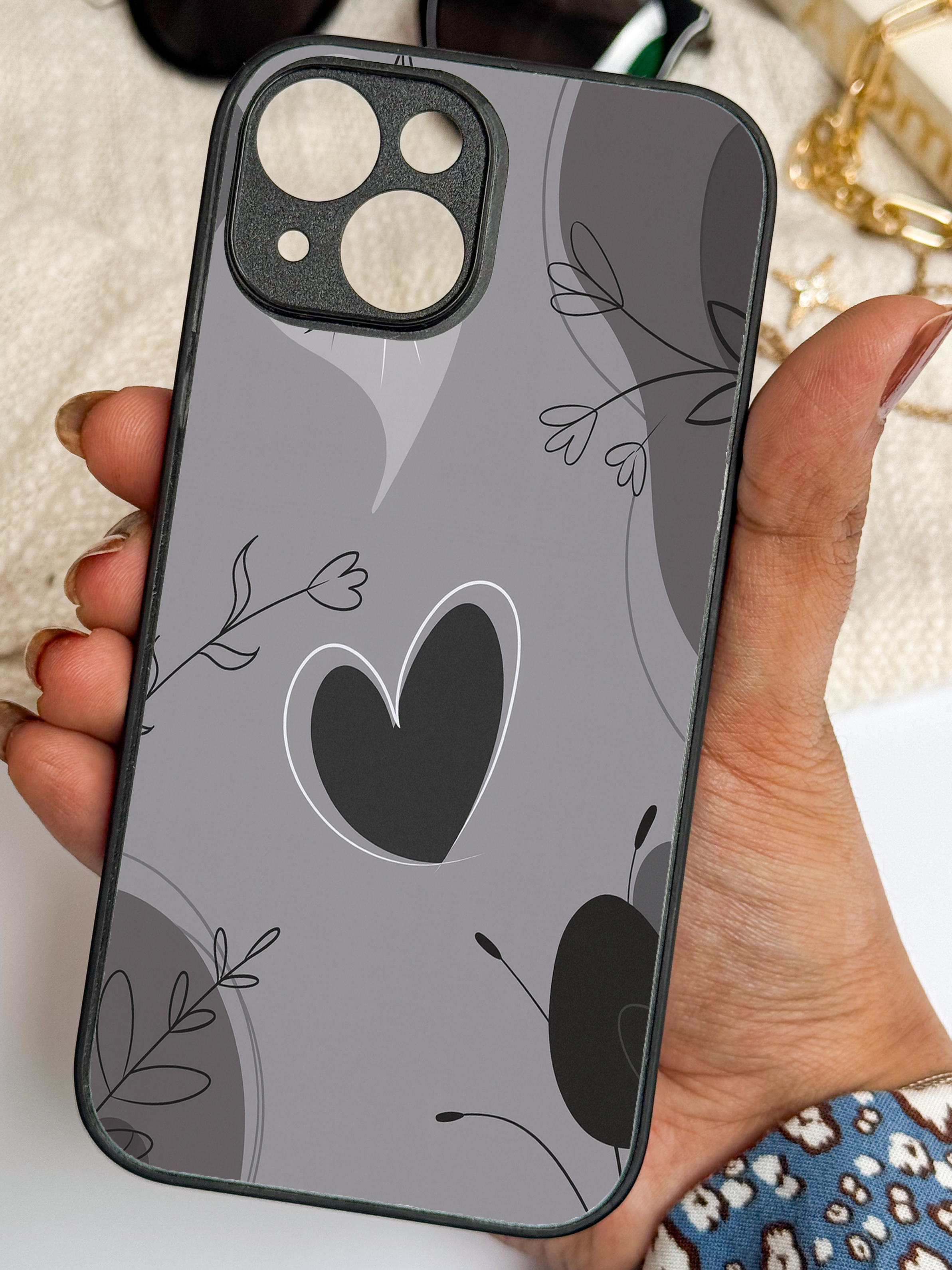 Muted Hearts iPhone Covers (11–16) Series | Aesthetic Design