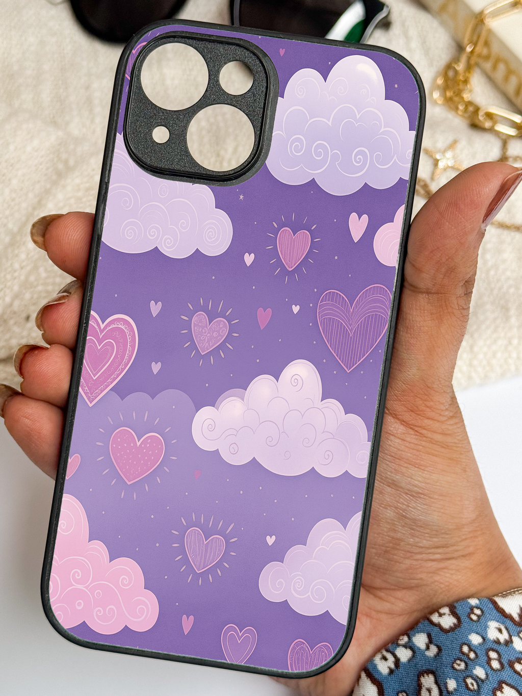 Lavender Skies iPhone Covers (11–16) Series | Cute Design