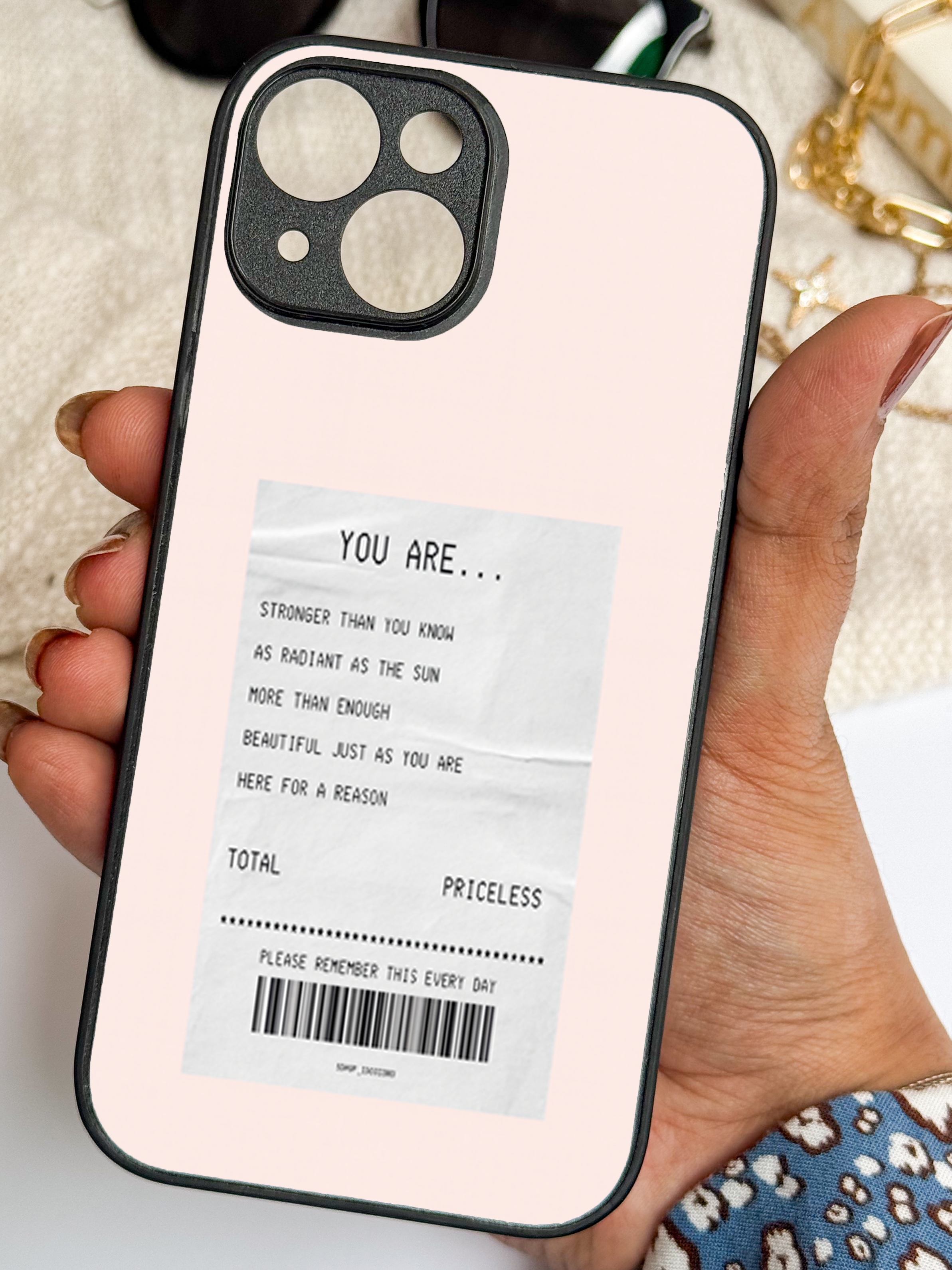 You Are Enough iPhone Covers (11–16) Series | Aesthetic Design