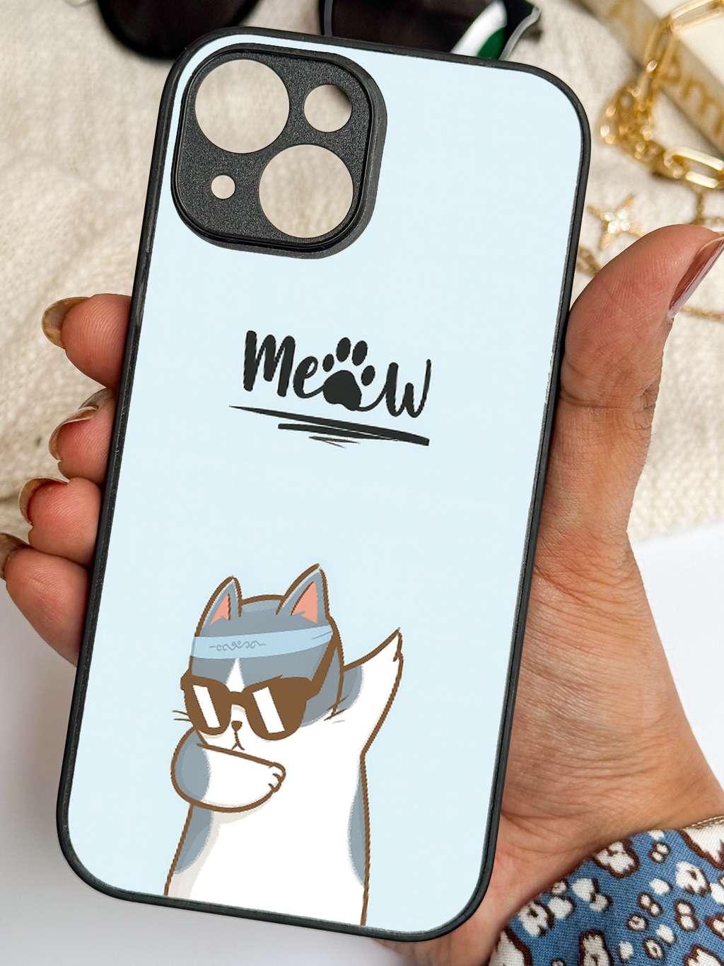 Cool Cat iPhone Covers (11–16) Series | Cute Design