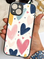 Painted Love iPhone Covers (11–16) Series | Cute Design