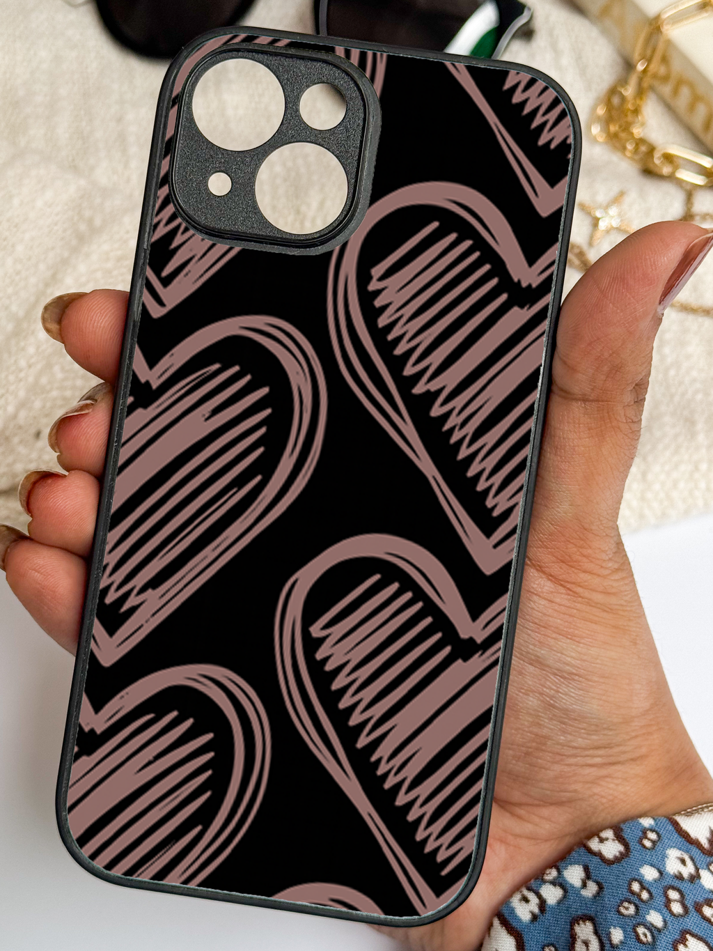 Heartlines iPhone Covers (11–16) Series | Cute Design
