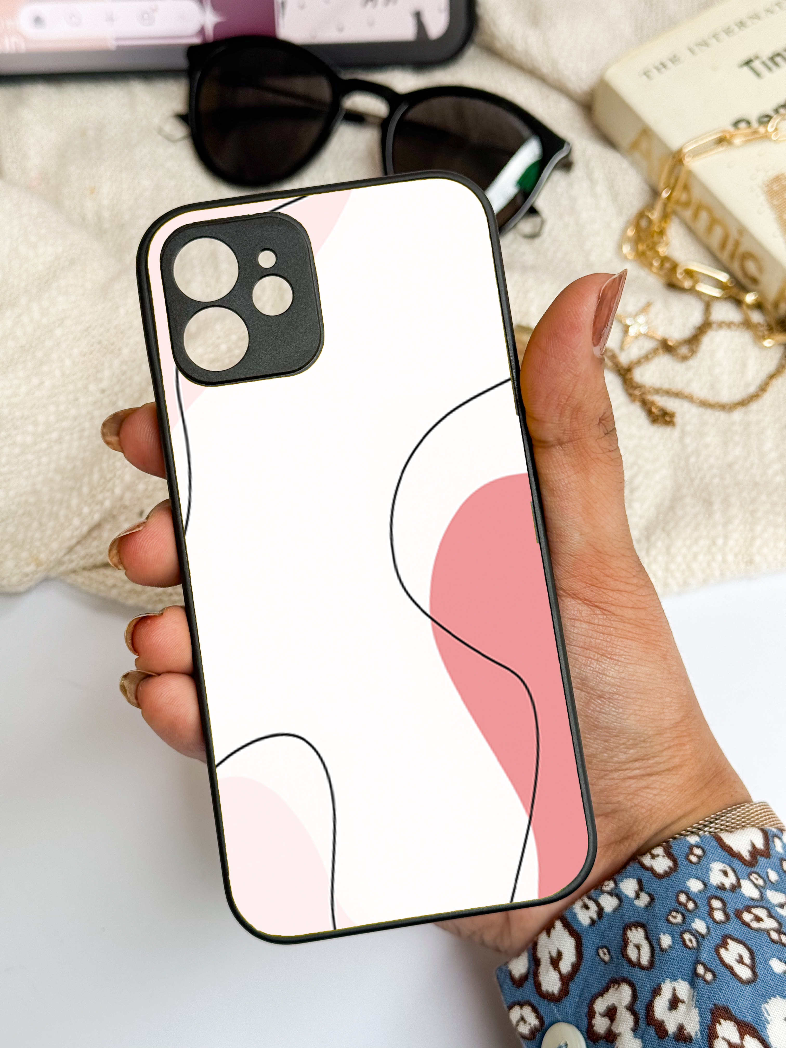 Cute & Quirky Rosé Waves iPhone Covers (11–16) Series